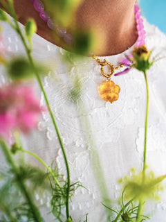 Honeycomb Flower Pendant