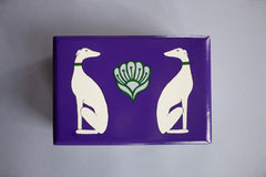 Art Deco Dogs Jewellery Box