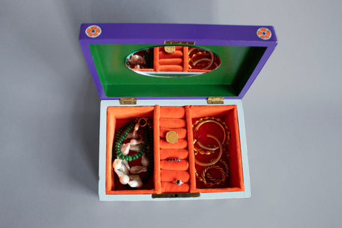 Art Deco Dogs Jewellery Box