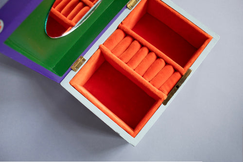 Art Deco Dogs Jewellery Box