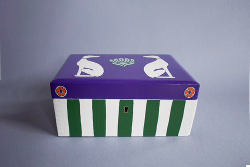 Art Deco Dogs Jewellery Box