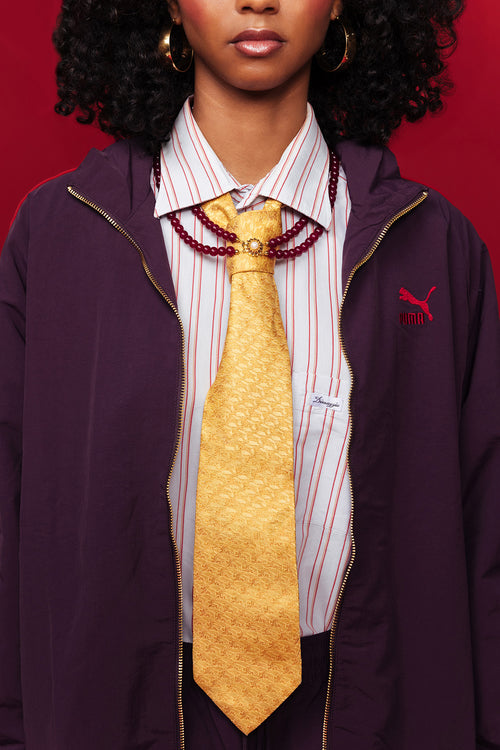 A Clockwork Purple Necklace