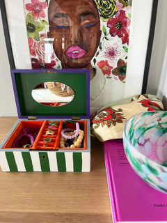 Art Deco Dogs Jewellery Box