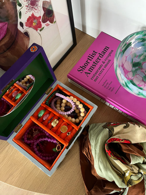 Art Deco Dogs Jewellery Box