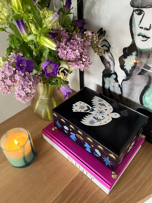 Midnight Bird Jewellery Box