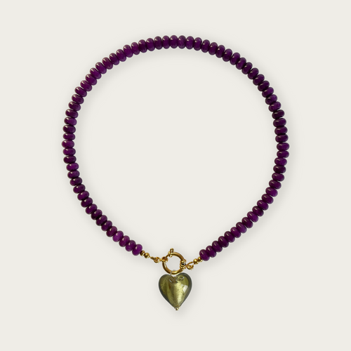 Aubergine | Rainbow Necklace