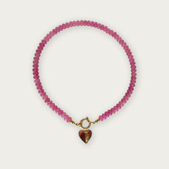 Blossom Pink | Rainbow Necklace