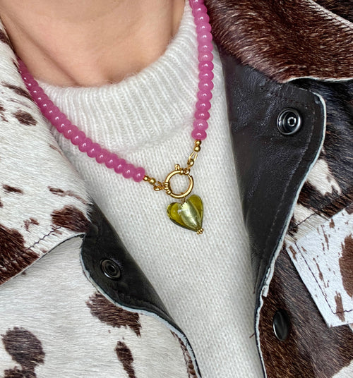 Blossom Pink | Rainbow Necklace