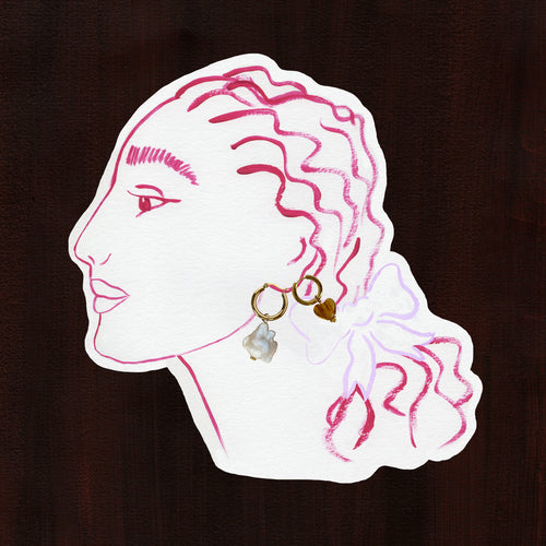 Chunky Pearl Single Earring