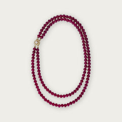 A Clockwork Purple Necklace