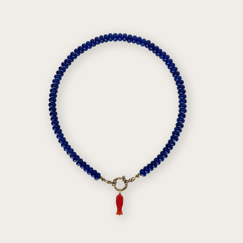 Cobalt Blue | Rainbow Necklace