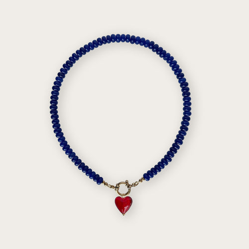 Cobalt Blue | Rainbow Necklace