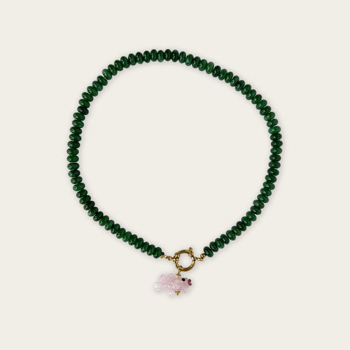 Dark Green | Rainbow Necklace