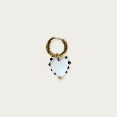 Dotted Heart Earring