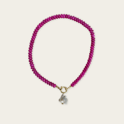 Hot Pink | Rainbow Necklace