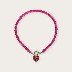 Hot Pink | Rainbow Necklace