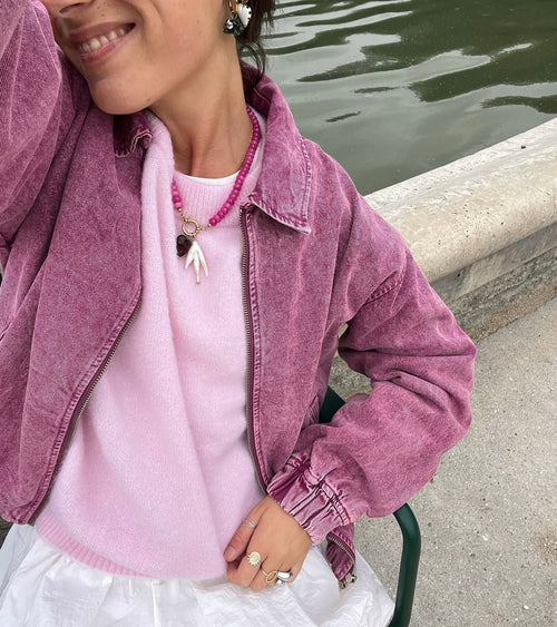 Hot Pink | Rainbow Necklace