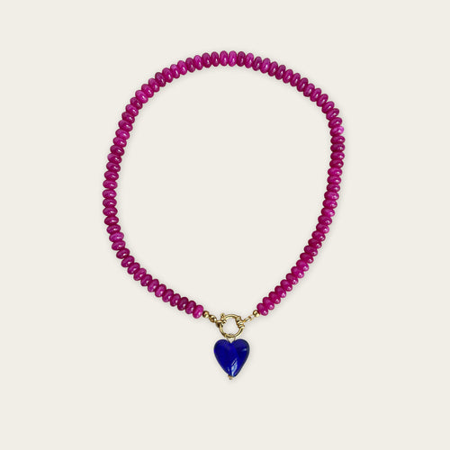 Hot Pink | Rainbow Necklace