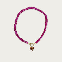 Hot Pink | Rainbow Necklace