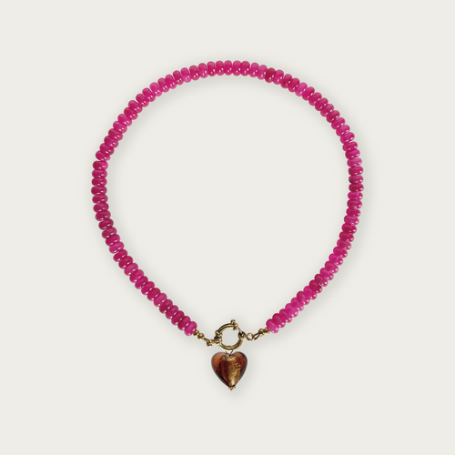 Hot Pink | Rainbow Necklace