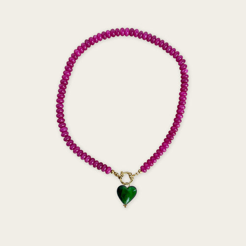 Hot Pink | Rainbow Necklace