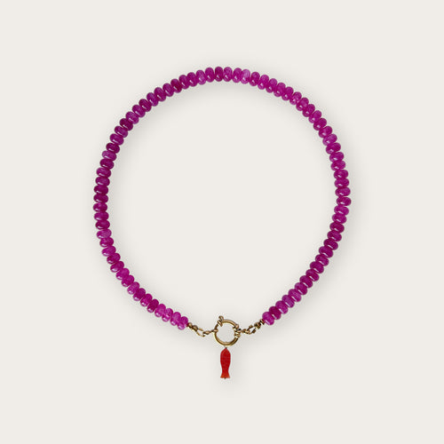 Hot Pink | Rainbow Necklace