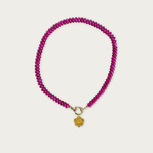 Hot Pink | Rainbow Necklace