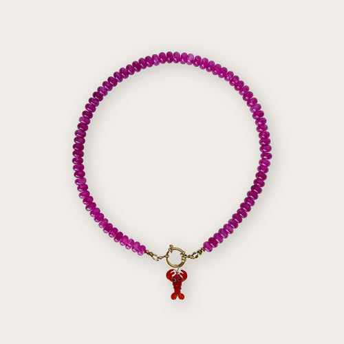 Hot Pink | Rainbow Necklace