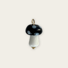Black Mushroom Pendant