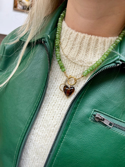 Olive Green | Rainbow Necklaces