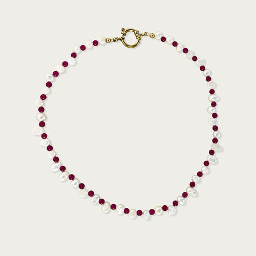 Polka Pearl Necklace