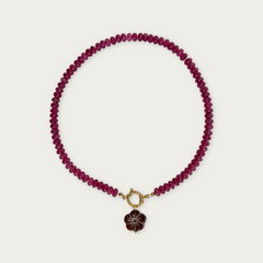 Raspberry | Rainbow Necklace