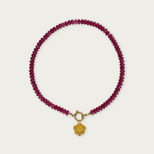 Raspberry | Rainbow Necklace