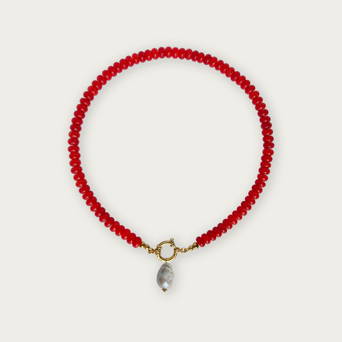 Scarlet Red | Rainbow Necklace