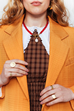 Scarlet Red | Rainbow Necklace