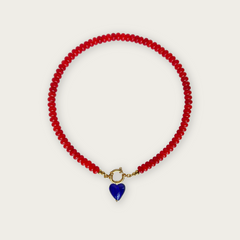 Scarlet Red | Rainbow Necklace