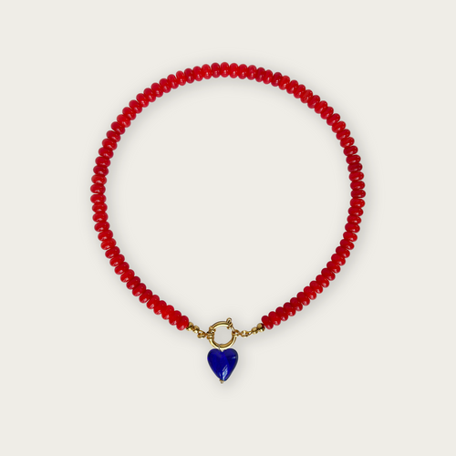 Scarlet Red | Rainbow Necklace