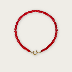 Scarlet Red | Rainbow Necklace