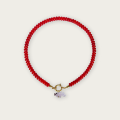 Scarlet Red | Rainbow Necklace