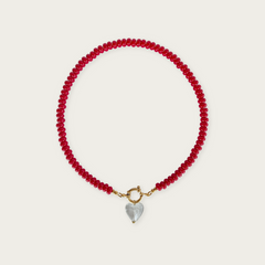 Scarlet Red | Rainbow Necklace