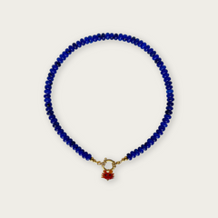Cobalt Blue | Rainbow Necklace