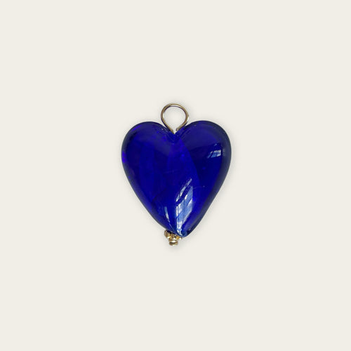 Blue heart pendant