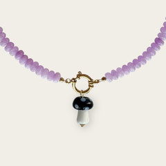 Black mushroom pendant