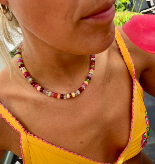 Summer Confetti | Rainbow Necklace