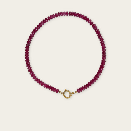 Raspberry | Rainbow Necklace