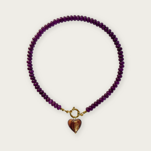 Aubergine | Rainbow Necklace