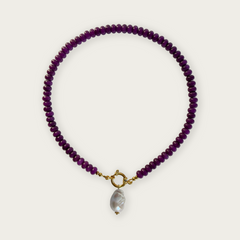 Aubergine | Rainbow Necklace