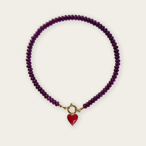 Aubergine | Rainbow Necklace