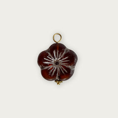 Brown Flower Pendant
