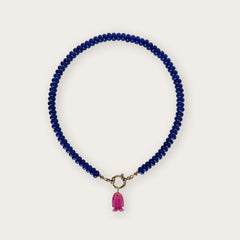 Cobalt Blue | Rainbow Necklace